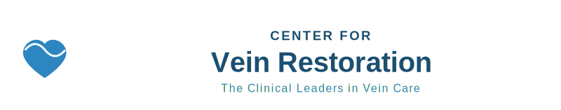 Center for Vein Restoration logo and branding for Minding Your Media client showcasing vein care expertise.